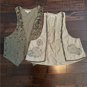 American eagle beaded vests; size extra small